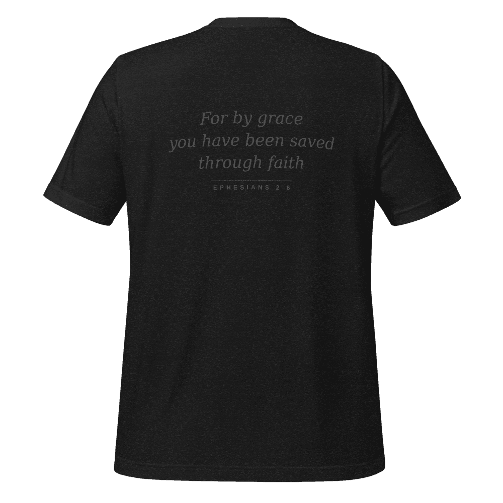 Tshirt Faithful — Noir chiné