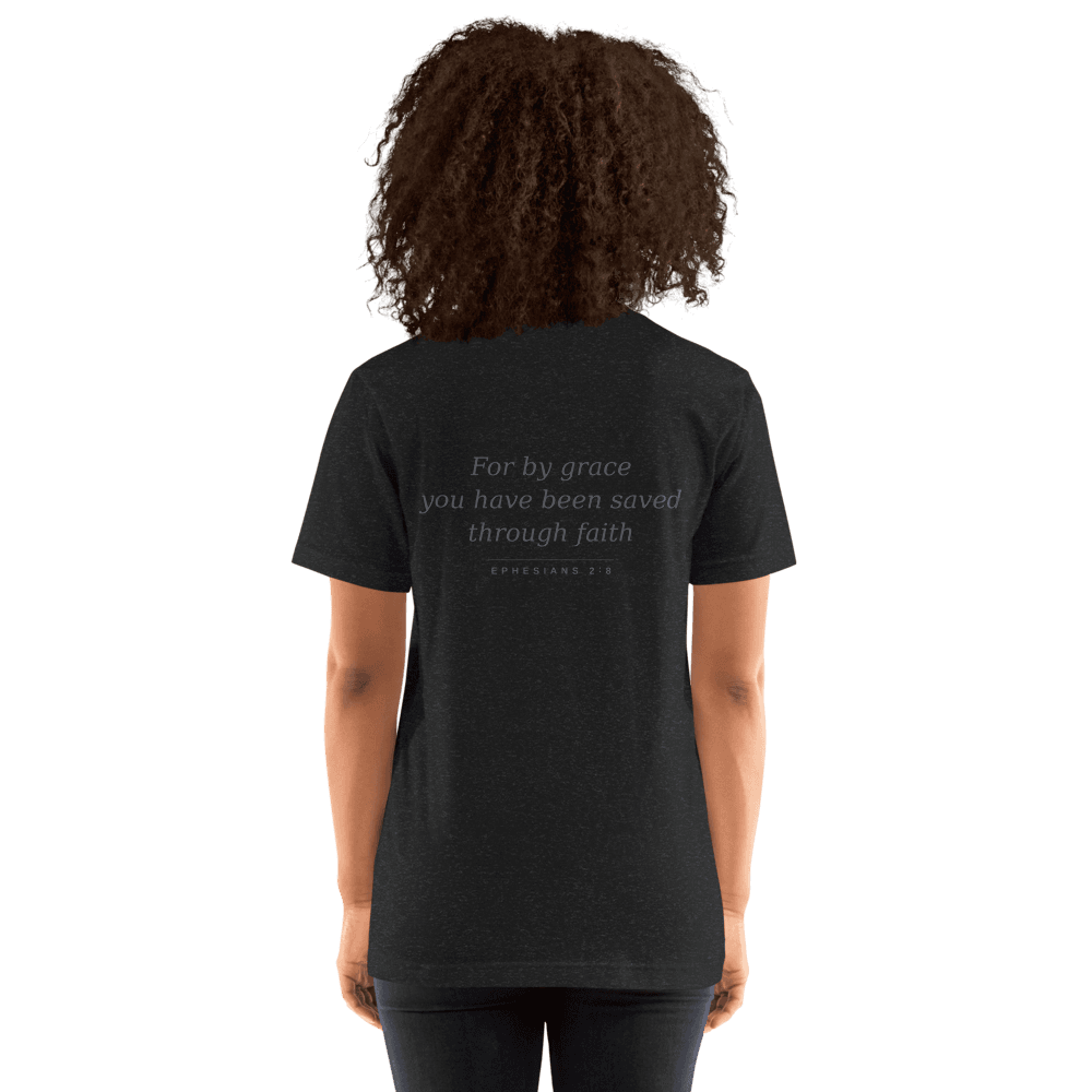 Tshirt Faithful — Noir chiné